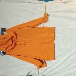 Bold Orange Hooded Jacket